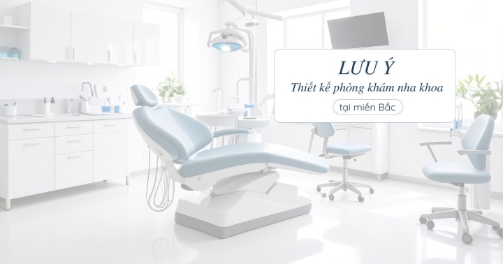 Lưu ý khi thiết kế phòng khám nha khoa tại miền Bắc